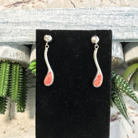 Sterling Silver Drop Earrings - Picture 7 of 8